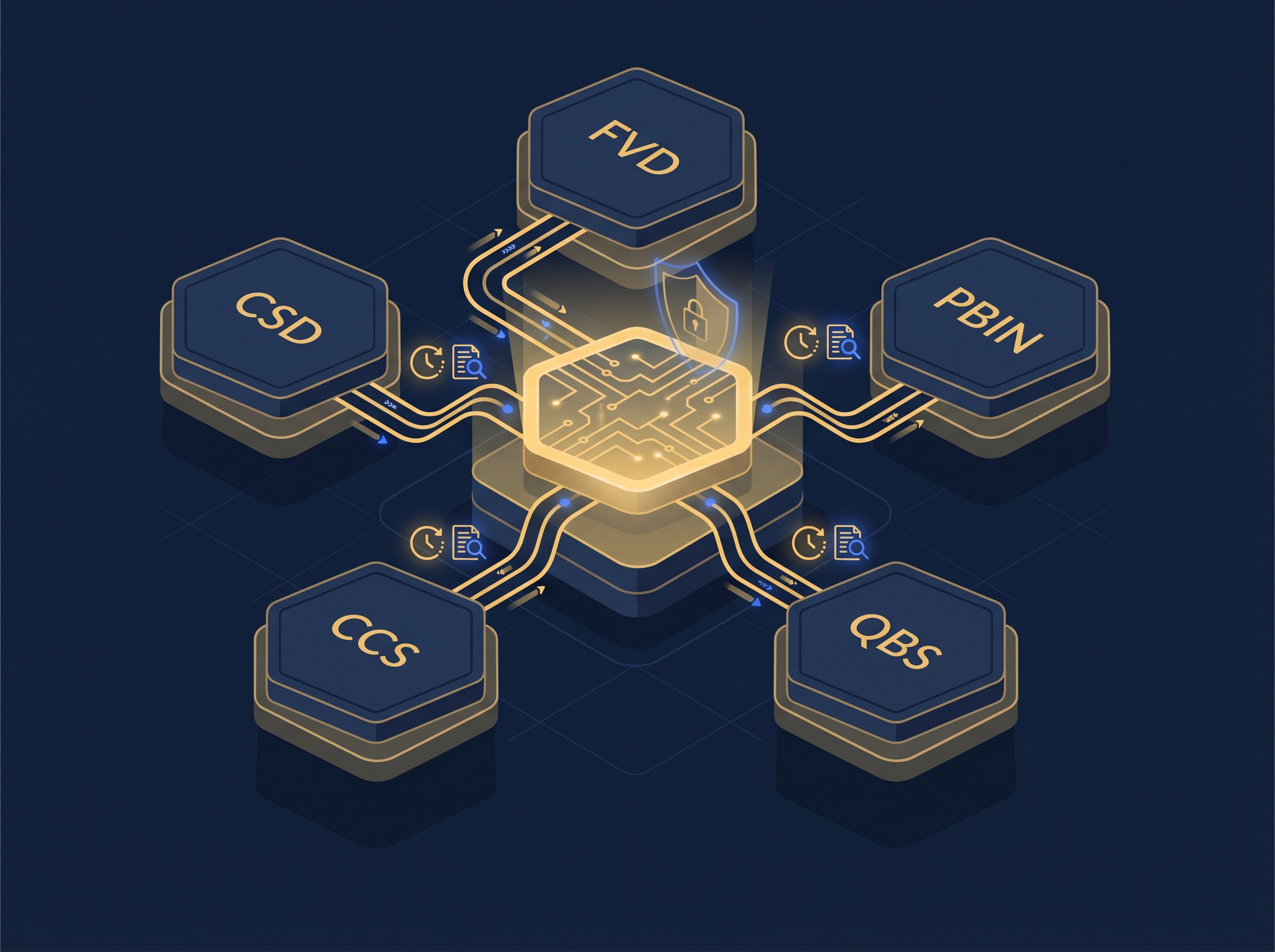 Unified Loffa compliance platform connecting FVD, PBIN, QBS, CCS, and CSD modules