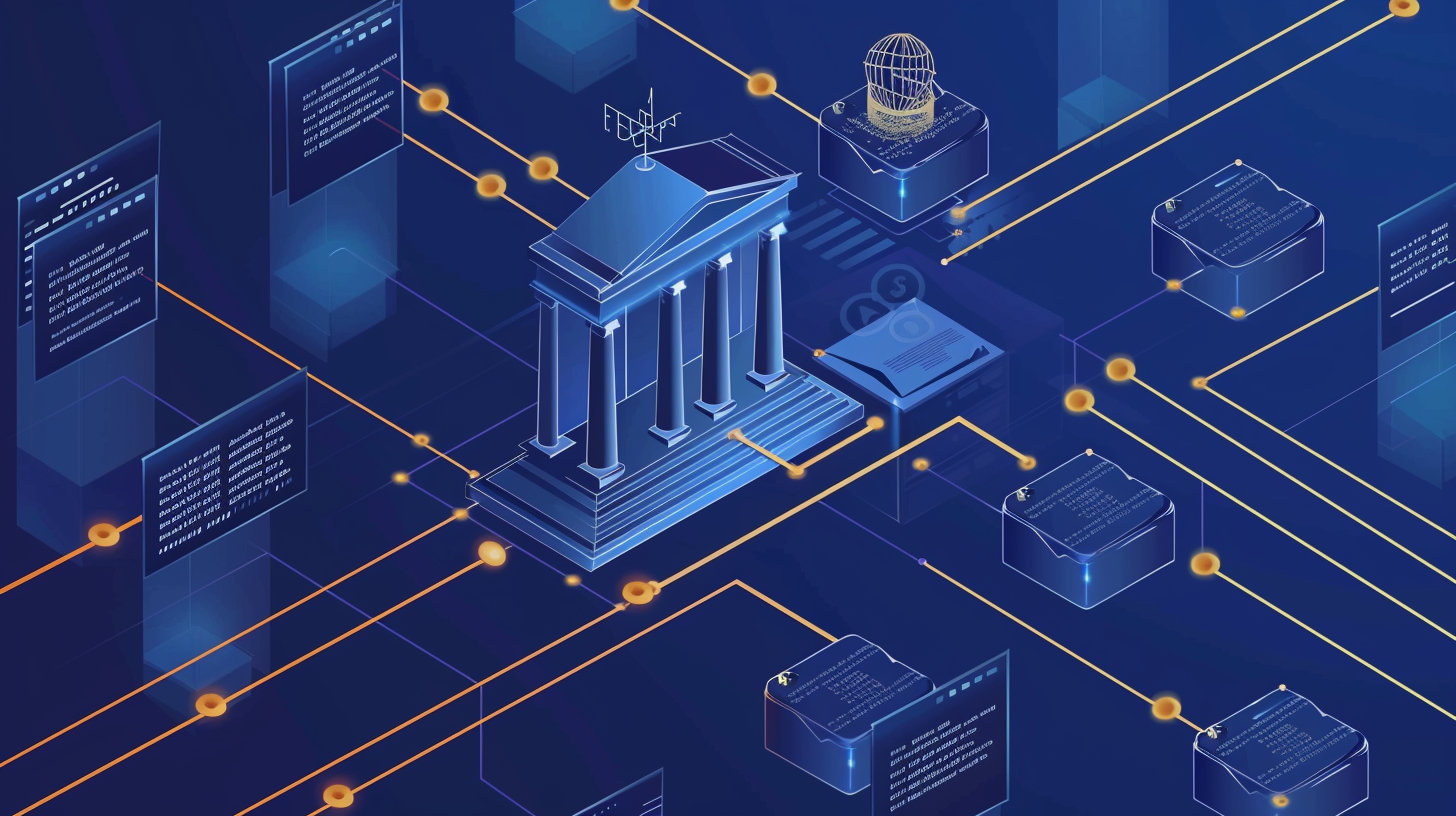animated flowchart depicting the process of transferring customer accounts between brokerage firms