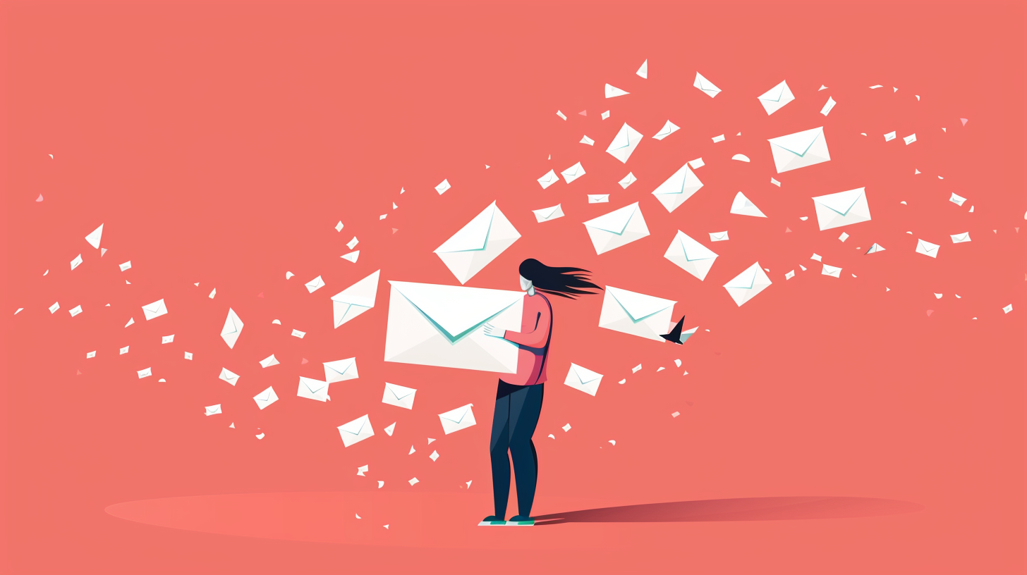 person accidentally deleting an important email