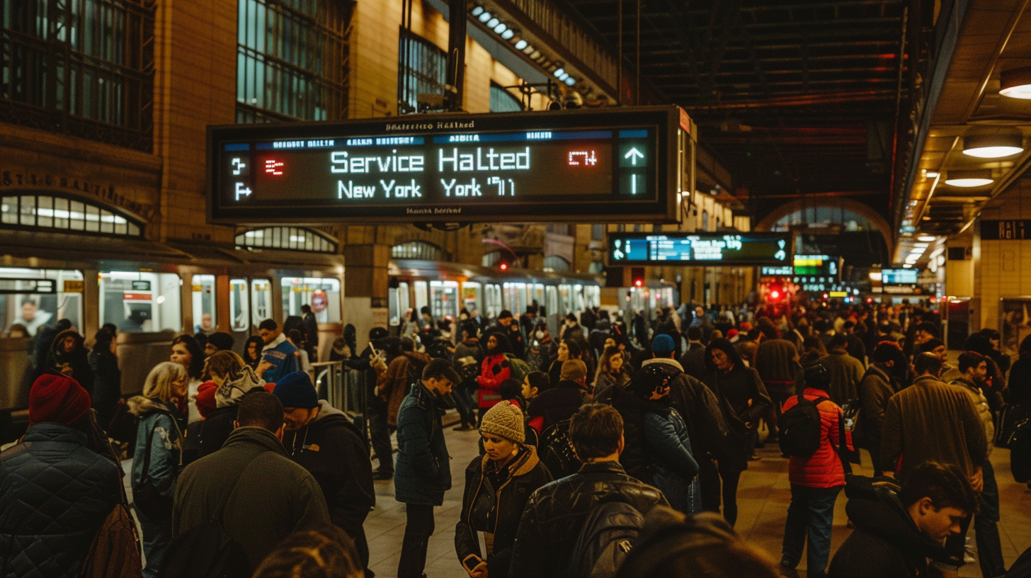 New York Train failure