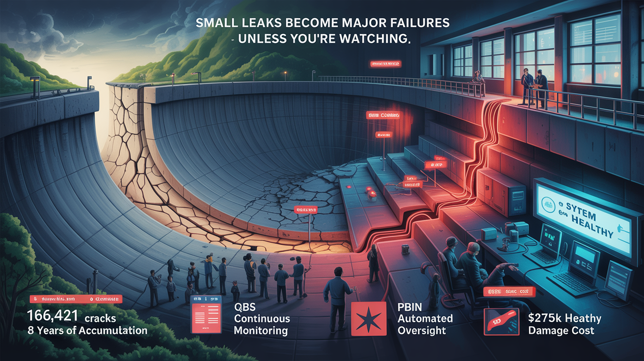 small leaks major failures