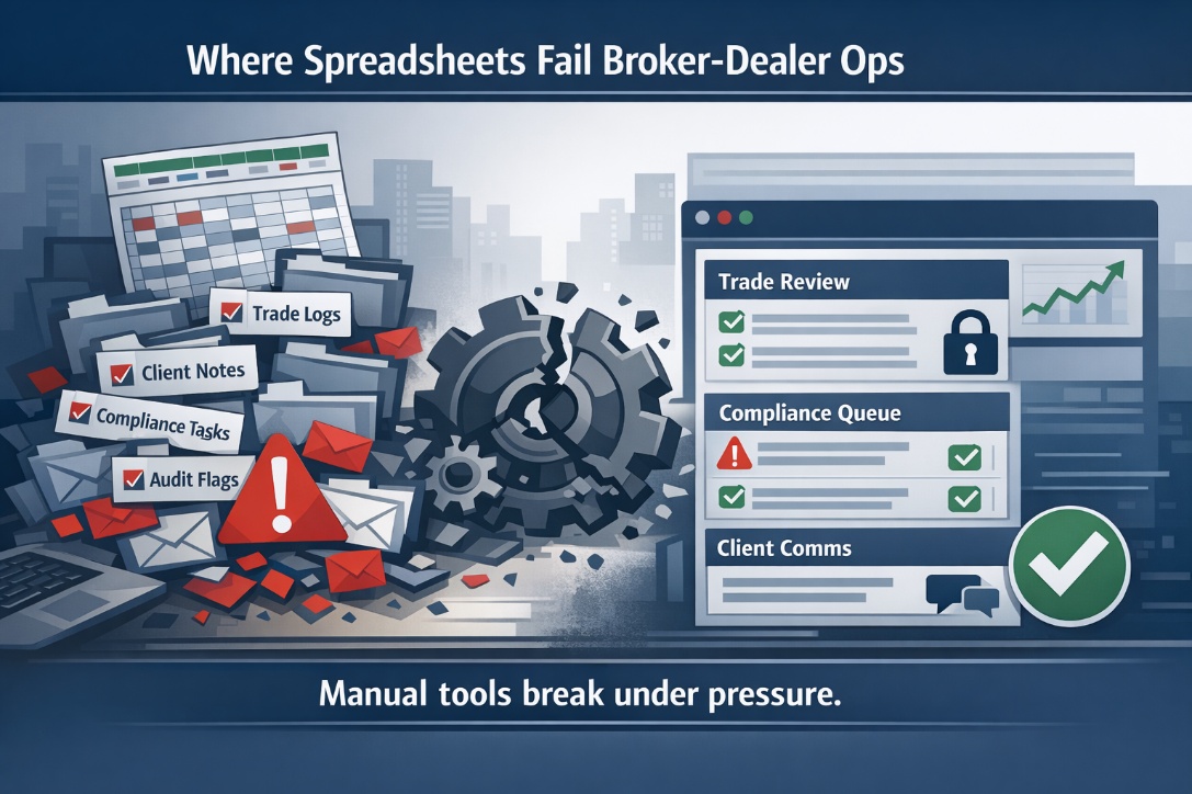 Compliance risk from spreadsheet and SharePoint workarounds