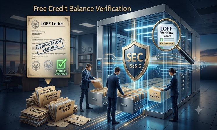 A free credit balance verification letter and the supervisory record behind it