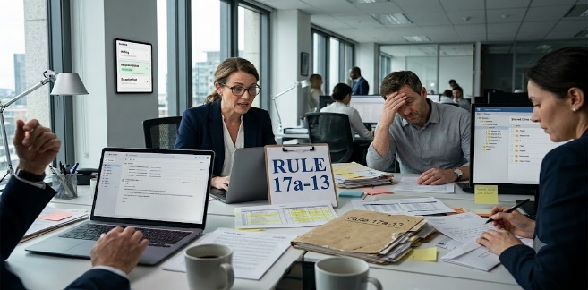 The operational and legal cost of reconstructing a 17a-13 quarterly count under deadline