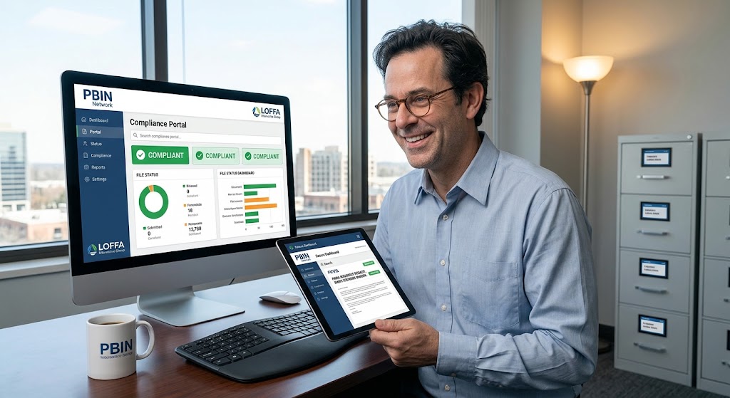 PBIN keeps the carrying agreement record in one place: versions, amendments, approvals, and reviews