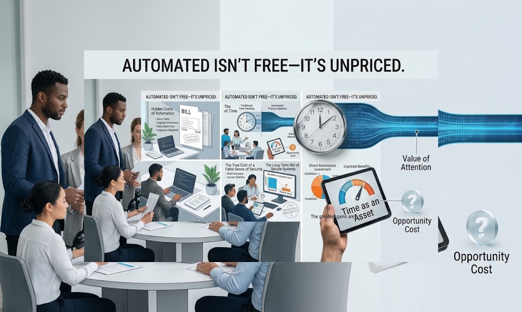 Automated isn't free. It's unpriced. The hidden cost of running free credit balance verification on an emailer and a spreadsheet