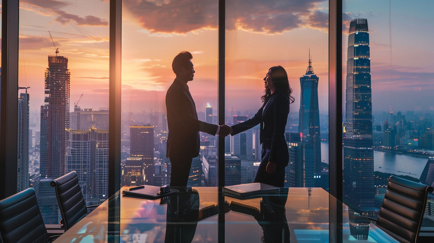 Brokers Shaking hands