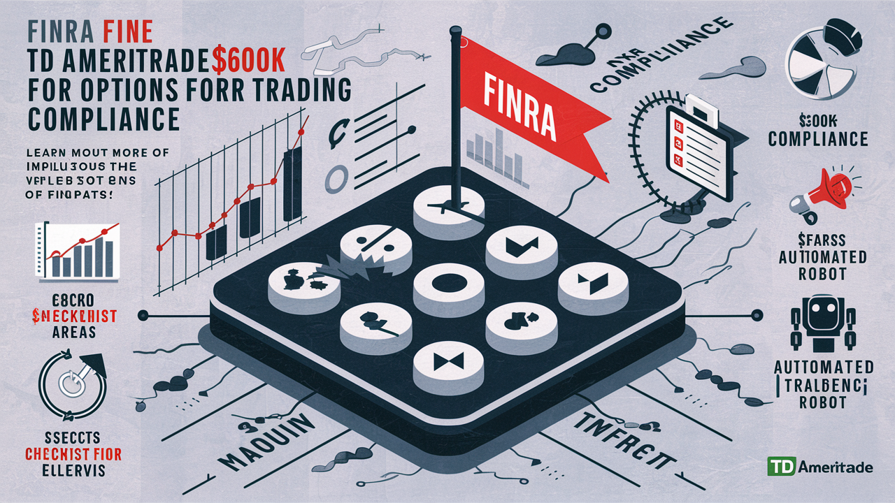 TD Ameritrade fined $600K for Options Trading compliance