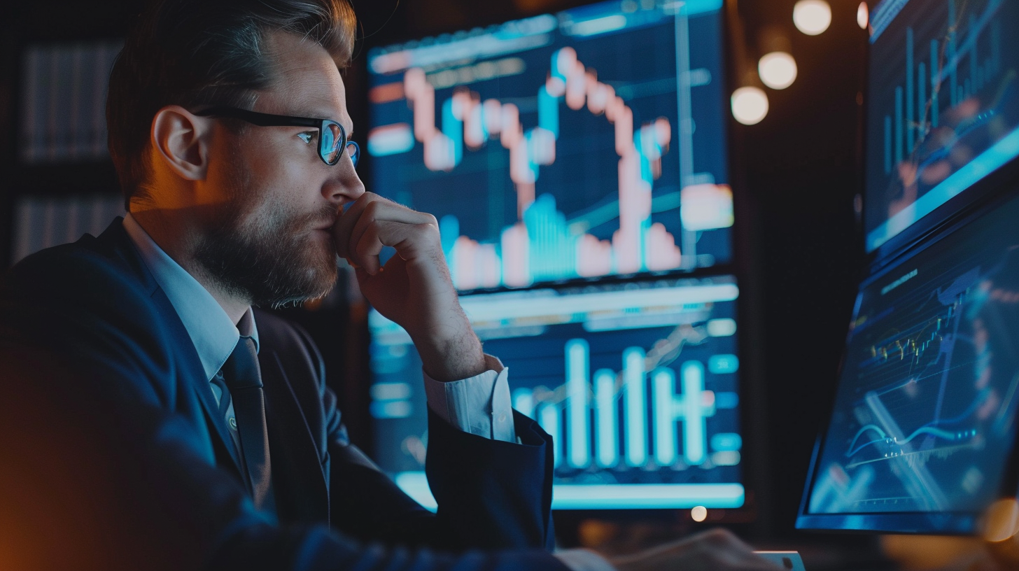 A broker explaining the situation