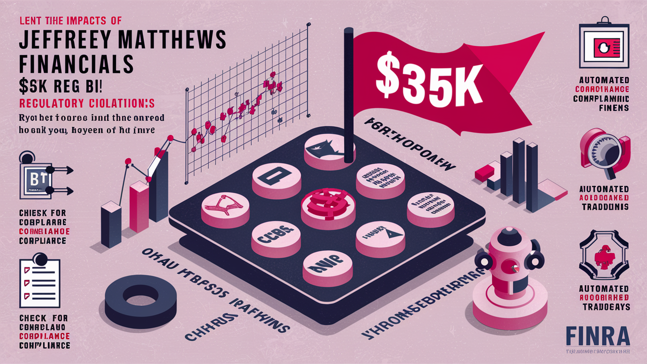 Jeffrey Matthews Financials $35K Penalty on Reg BI regulatory compliance Violations