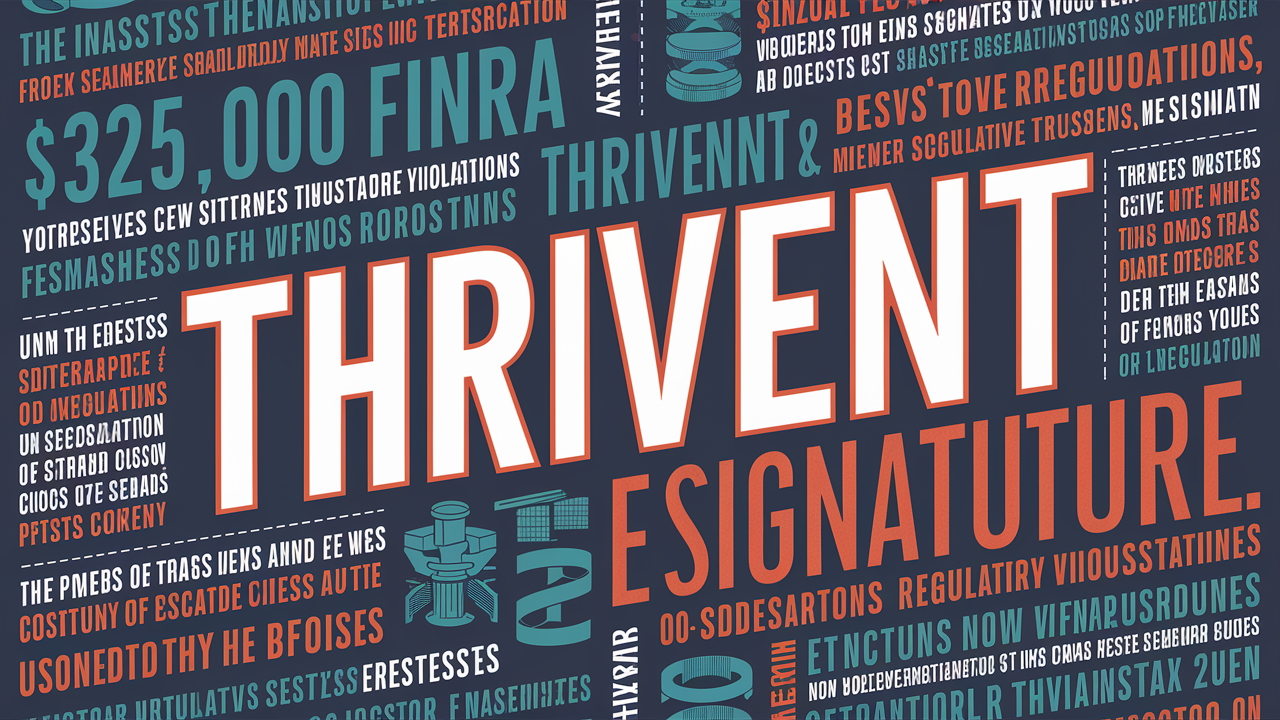 Thrivent FINRA Fine for e-signature verification