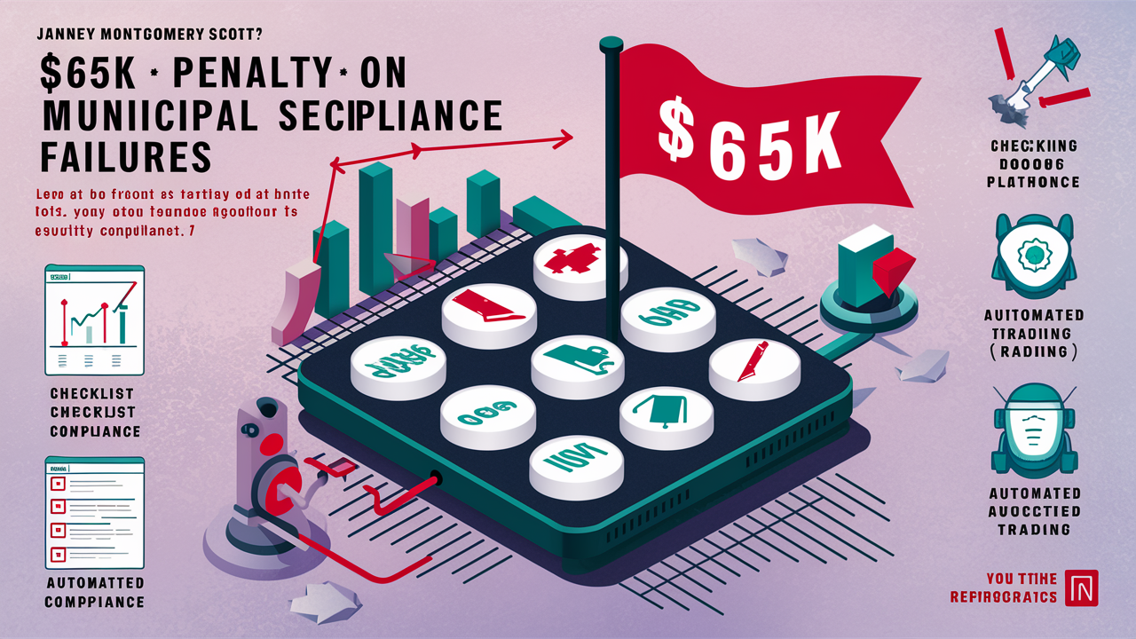 Janney Montgomery Scott $65K Penalty on Municipal Securities