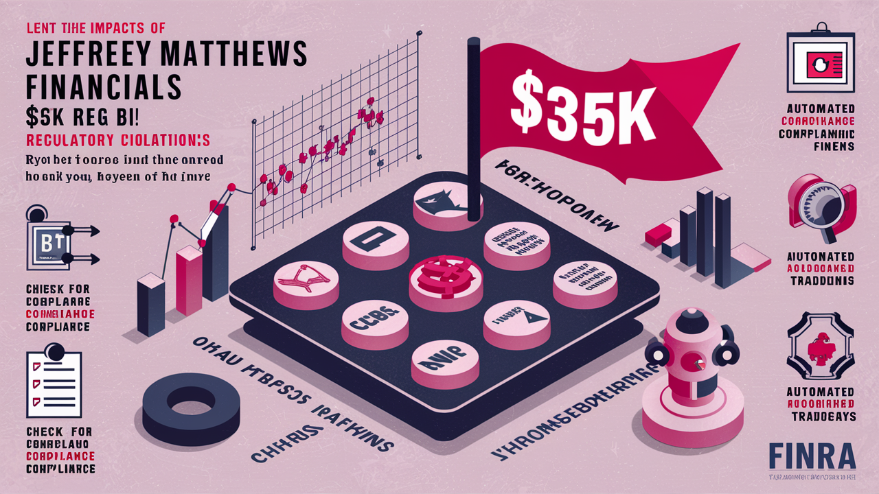 Jeffrey Matthews Financials $35K Penalty on Reg BI regulatory compliance Violations 